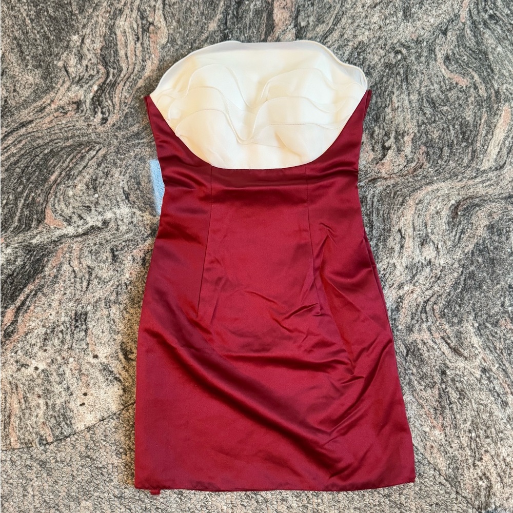 Burgundy Cocktail Dress